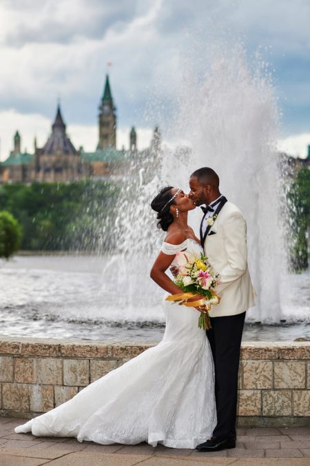 Couple de nouveaux mariés